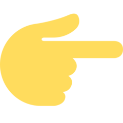 emoji hand pointing right